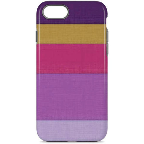Radiant Orchid Color Block iPhone Cases