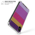 Radiant Orchid Color Block iPhone X/XS Clear Case