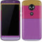 Radiant Orchid Color Block Moto E5 Play Skin