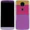 Radiant Orchid Color Block Moto E5 Plus Skin