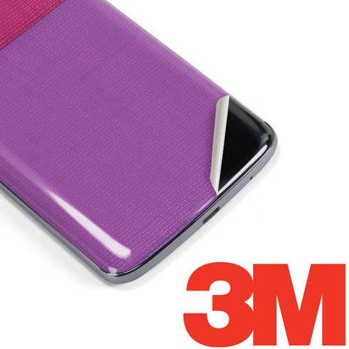Radiant Orchid Color Block Moto E5 Plus Skin