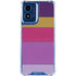 Radiant Orchid Color Block Moto G Play 4G (2024) Clear Case