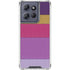 Radiant Orchid Color Block Moto G Power 5G (2025) Clear Case