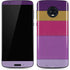 Radiant Orchid Color Block Moto G6 Skin