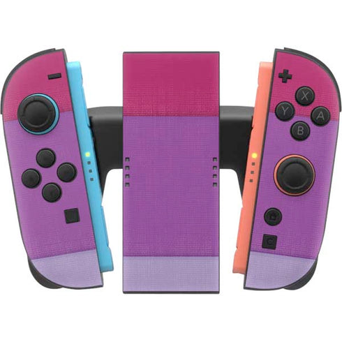 Radiant Orchid Color Block Nintendo Switch 2 (2025) Joy-Con Controller Skin