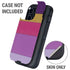 Radiant Orchid Color Block Otterbox Defender iPhone Skin