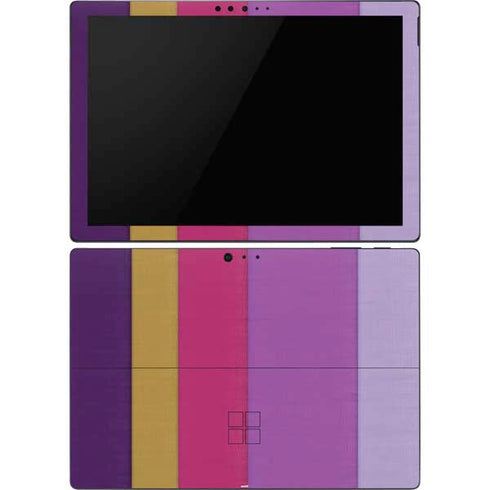 Radiant Orchid Color Block Surface Pro 6 Skin