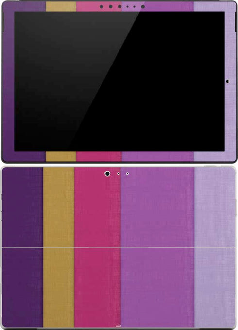 Radiant Orchid Color Block Surface Pro (2017) Skin