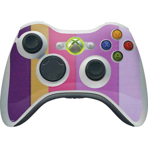 Radiant Orchid Color Block Xbox 360 Wireless Controller Skin