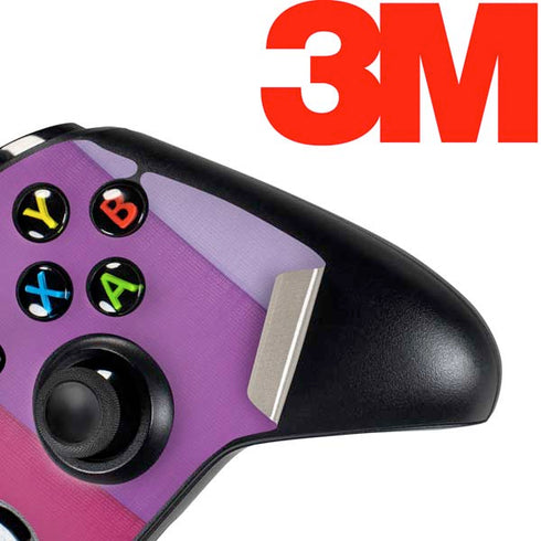 Radiant Orchid Color Block Xbox One Controller Skin
