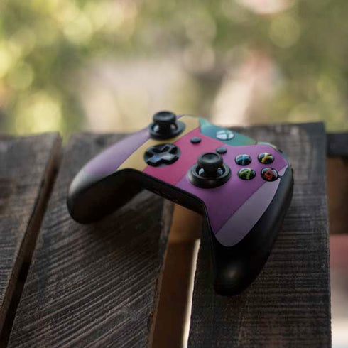 Radiant Orchid Color Block Xbox One Controller Skin