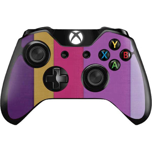 Radiant Orchid Color Block Xbox One Controller Skin