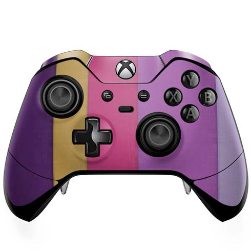Radiant Orchid Color Block Xbox One Elite Controller Skin