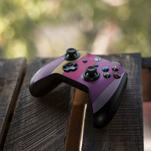 Radiant Orchid Color Block Xbox One S Controller Skin