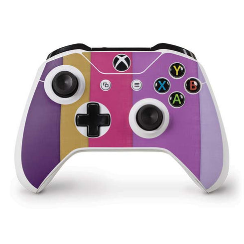 Radiant Orchid Color Block Xbox One S Controller Skin