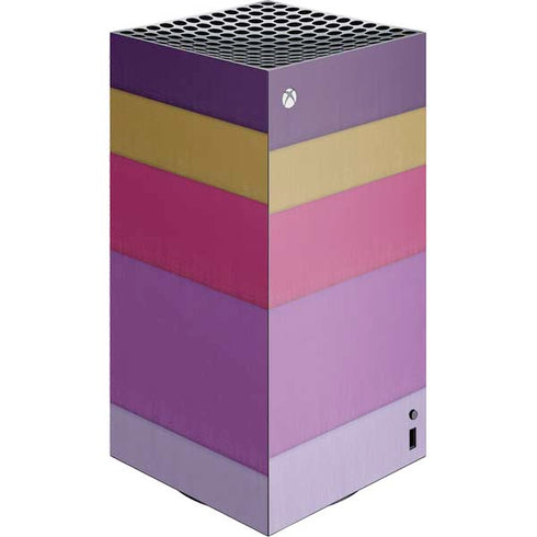 Radiant Orchid Color Block Xbox Series X Skins