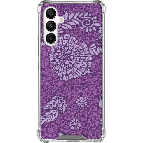 Radiant Orchid Floral Galaxy A16 5G Clear Case