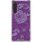 Radiant Orchid Floral Galaxy A17 Clear Case