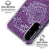 Radiant Orchid Floral Galaxy A36 5G Clear Case