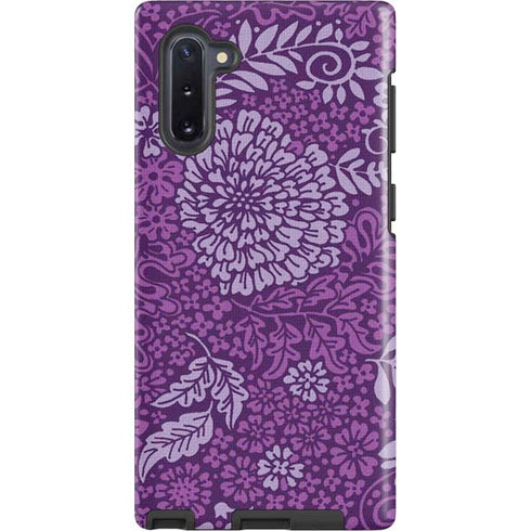 Radiant Orchid Floral Galaxy Cases