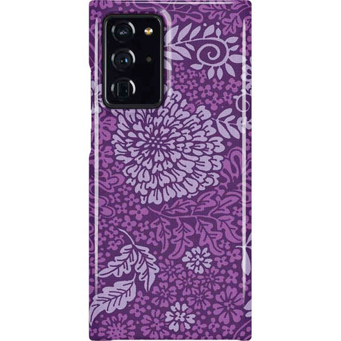Radiant Orchid Floral Galaxy Cases