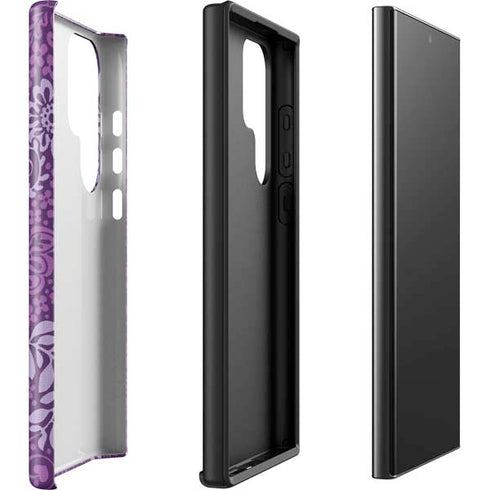 Radiant Orchid Floral Galaxy S23 Ultra Pro Case