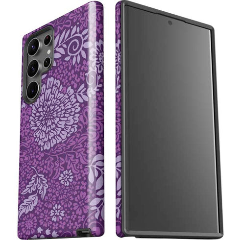 Radiant Orchid Floral Galaxy S23 Ultra Pro Case