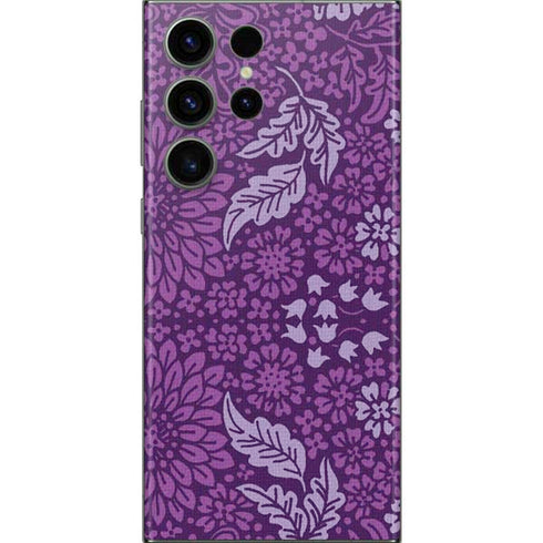 Radiant Orchid Floral Galaxy Skins