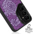Radiant Orchid Floral Galaxy S25 Kickstand Case
