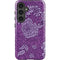 Radiant Orchid Floral Galaxy S25 Plus Impact Case