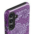 Radiant Orchid Floral Galaxy S25 Plus Impact Case