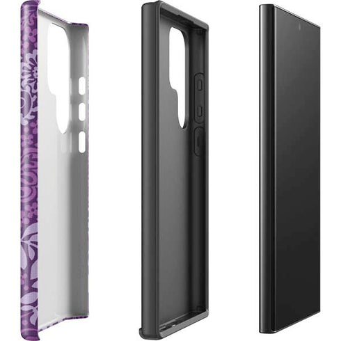 Radiant Orchid Floral Galaxy S25 Ultra Impact Case