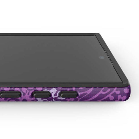 Radiant Orchid Floral Galaxy S25 Ultra Impact Case