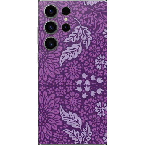 Radiant Orchid Floral Galaxy S24 Ultra Skin