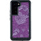 Radiant Orchid Floral Galaxy S24 Waterproof Case