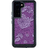 Radiant Orchid Floral Galaxy S24 Waterproof Case