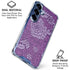 Radiant Orchid Floral Galaxy S25 Clear Case