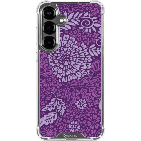 Radiant Orchid Floral Galaxy S26 Plus Clear Case