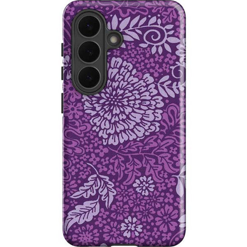 Radiant Orchid Floral Galaxy S26 Plus Impact Case