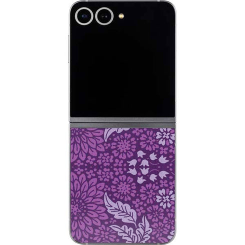 Radiant Orchid Floral Galaxy Z Flip6 Skin
