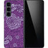 Radiant Orchid Floral Galaxy Z Fold5 5G Skin