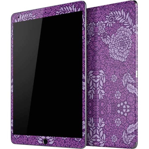 Radiant Orchid Floral iPad Skins