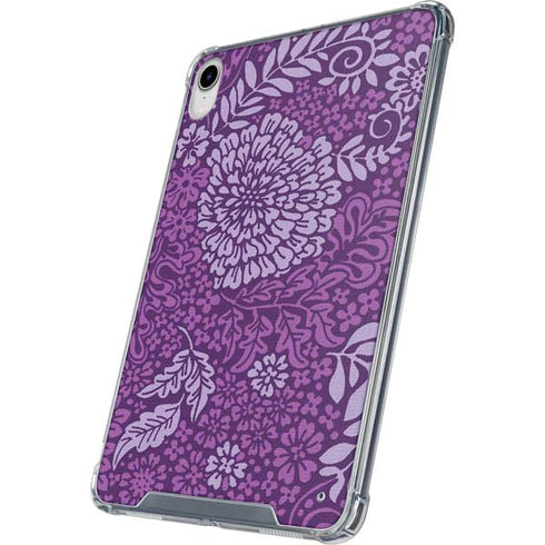 Radiant Orchid Floral iPad 11th Gen (2025) Clear Case