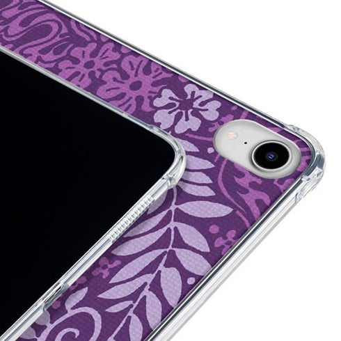 Radiant Orchid Floral iPad 11th Gen (2025) Clear Case
