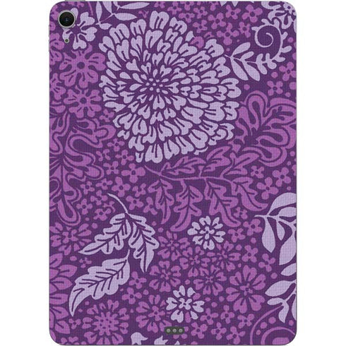 Radiant Orchid Floral Apple iPad Air Skin