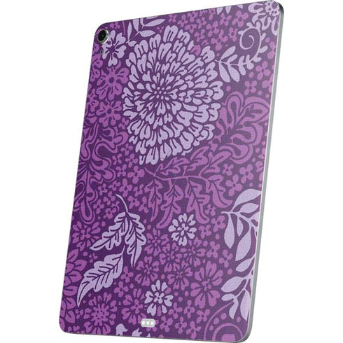 Radiant Orchid Floral Apple iPad Air Skin