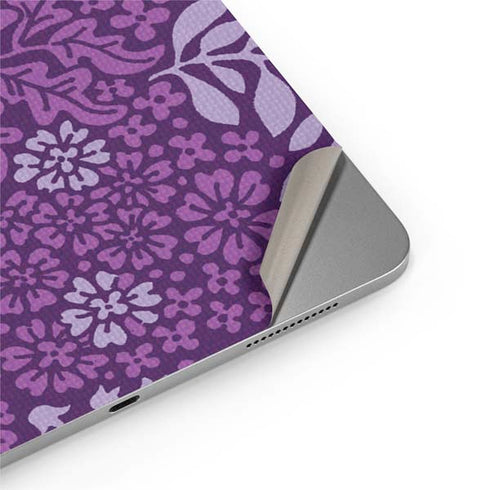 Radiant Orchid Floral Apple iPad Air Skin