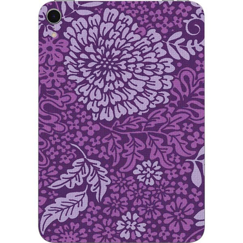 Radiant Orchid Floral Apple iPad Mini Skin