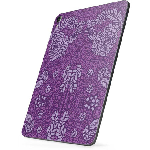 Radiant Orchid Floral Apple iPad Pro Skin