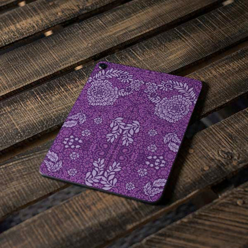 Radiant Orchid Floral Apple iPad Pro Skin
